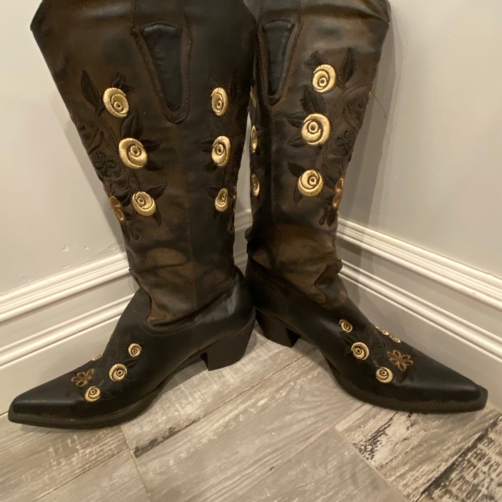 Dallas Texas Bouti, Pointed toe woman cowboy boots - Picture 7 of 12
